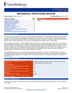 Mechanical Stretching Devices