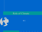 Role of Climate - Southgate Schools