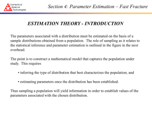 Section 4: Parameter Estimation – Fast Fracture