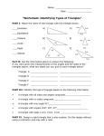 “Worksheet: Identifying Types of Triangles”
