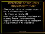 27. infections of the upper respiratory tract