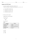 ExamView - SLO #2 PRETEST