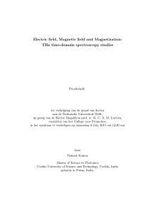 Electric field, Magnetic field and Magnetization: THz time