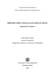 primary open angle glaucoma in nepal