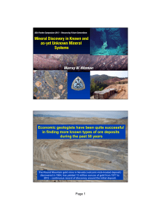 Mineral Discovery in Known and as