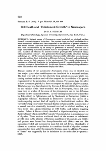 Cell Death and Unbalanced Growth` in Neurospora