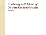 AP Stats CH7 Combining Random Variables