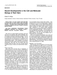 Recent developments in the cell and molecular biology of root hairs