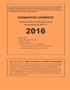the 2016 handbook - STATERHC State Exam Payment Site