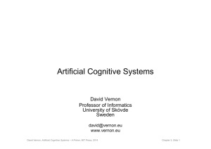 Artificial Cognitive Systems