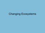 How Ecosystems Change