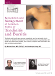 Tendinitis and Bursitis - STA HealthCare Communications
