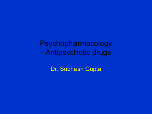 Psychopharmacology - the Peninsula MRCPsych Course