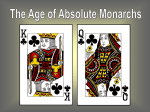 The Age of Absolute Monarchs.ppt