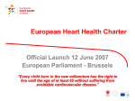Diapositive 1 - European Heart Health Charter