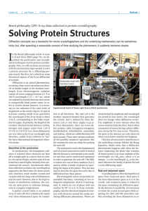 Solving Protein Structures