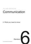 Standard 6 - Communication