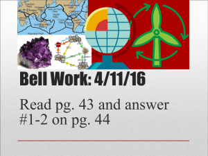 4-11 and 4-12 Earth Review