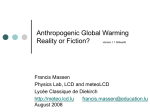Anthropogenic Global Warming? Beyond CO2