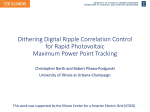 Dithering Digital Ripple Correlation Control for Maximum Power