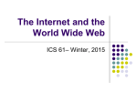 The Internet and the World Wide Web