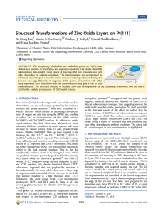 Structural Transformations of Zinc Oxide Layers on Pt(111)