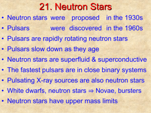 Neutron Stars PowerPoint