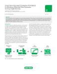 A Fast Semi-Automated Quantitative PCR Method for - Bio-Rad