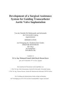 Development of a Surgical Assistance System for Guiding