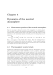 Chapter 4 Dynamics of the neutral atmosphere