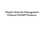 Simple Network Management Protocol (SNMP