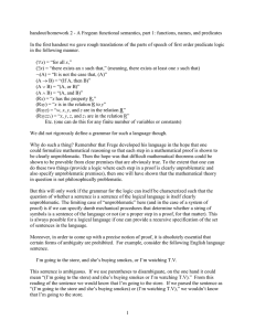 handout/homework 2 - A Fregean functional semantics, part 1