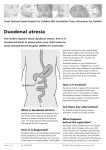 Duodenal atresia - Great Ormond Street Hospital