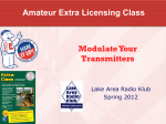 Amateur Extra Licensing Class