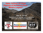 Upper Permian Oil Shale Deposits of Northwest China: World`s