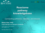 115) `Reactome pathway knowledgebase: Connecting pathways