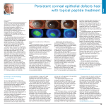 Persistent corneal epithelial defects heal with topical