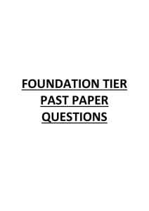 Complete Foundation Tier Q Booklet File