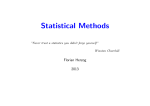 Statistical Methods