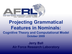 Projecting Grammatical Features in Nominals