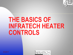 the basics of infratech heater controls