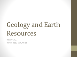 Geology and Mining