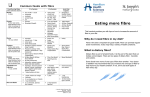 Eating more fibre - Hamilton Health Sciences