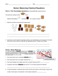 Balancing Chemical Equations