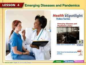 Emerging Infections - Destiny High School