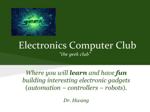 Electronics Computer Club “the geek club”