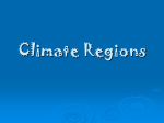 Climate Regions - Fort Thomas Independent Schools