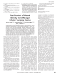 Fast Readout of Object Identity from Macaque Inferior Temporal Cortex