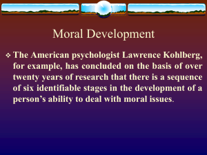 Moral Development