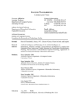 Curriculum Vitae - Discovery Systems Laboratory